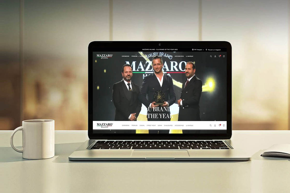 Création site web pour Mazzaro Milano